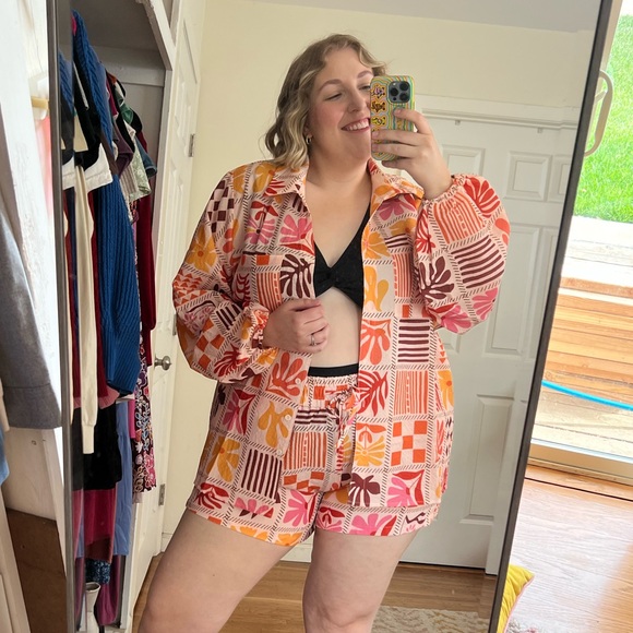 Chic Soul Patterned Shirt and Shorts Set - Picture 1 of 1